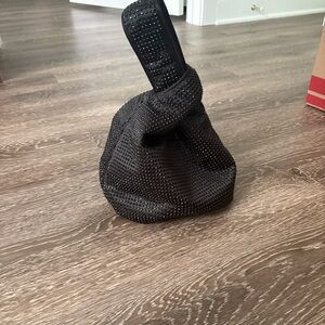 NWT J.Crew Black Beaded Clutch